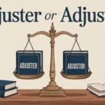 Adjuster or Adjustor