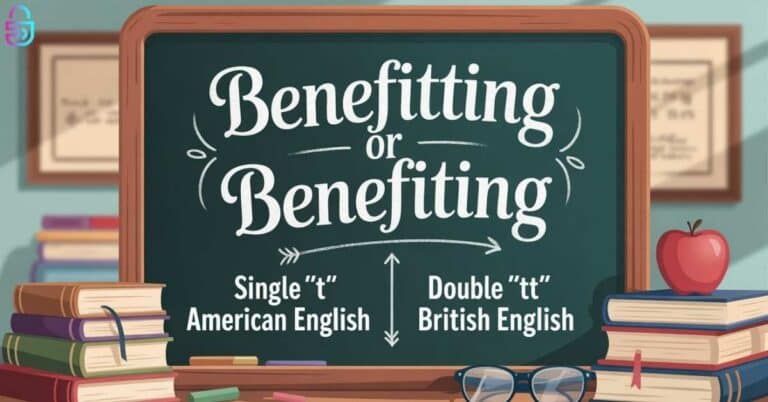 Benefitting or Benefiting
