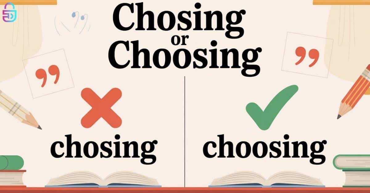 Chosing or Choosing
