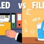 Filed vs Filled