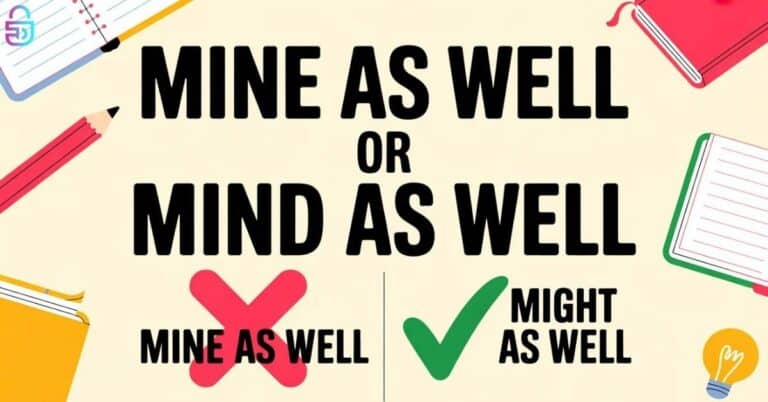 Mine As Well or Mind As Well