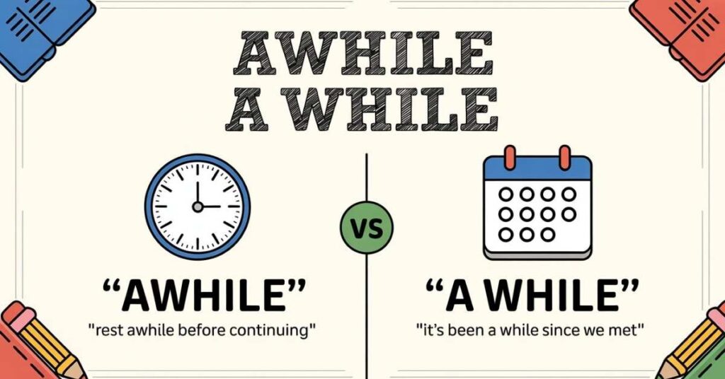 Awhile vs A While