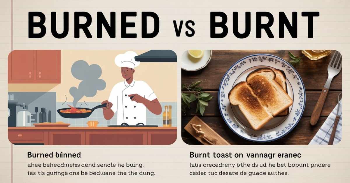 Burned vs Burnt