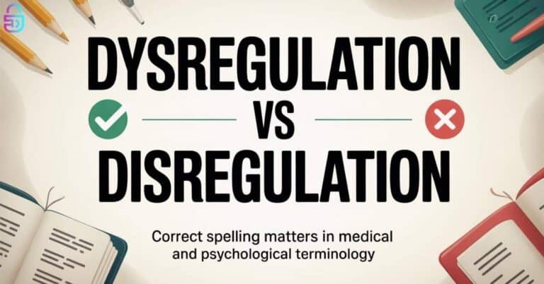 Dysregulation vs Disregulation