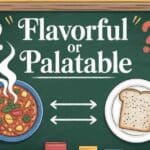 Flavorful or Palatable