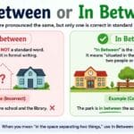 Inbetween or In Between