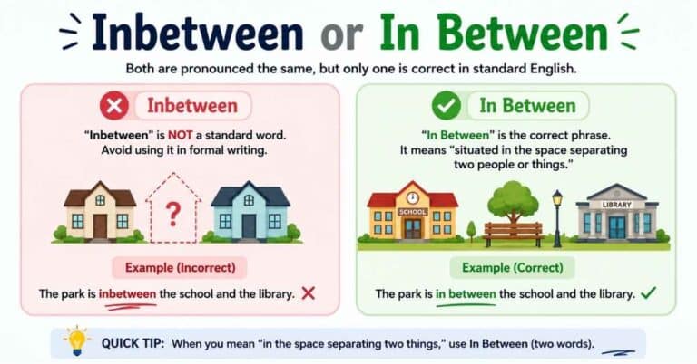Inbetween or In Between