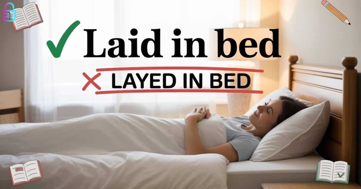 Layed or Laid in Bed