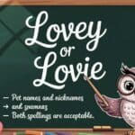 Lovey or Lovie