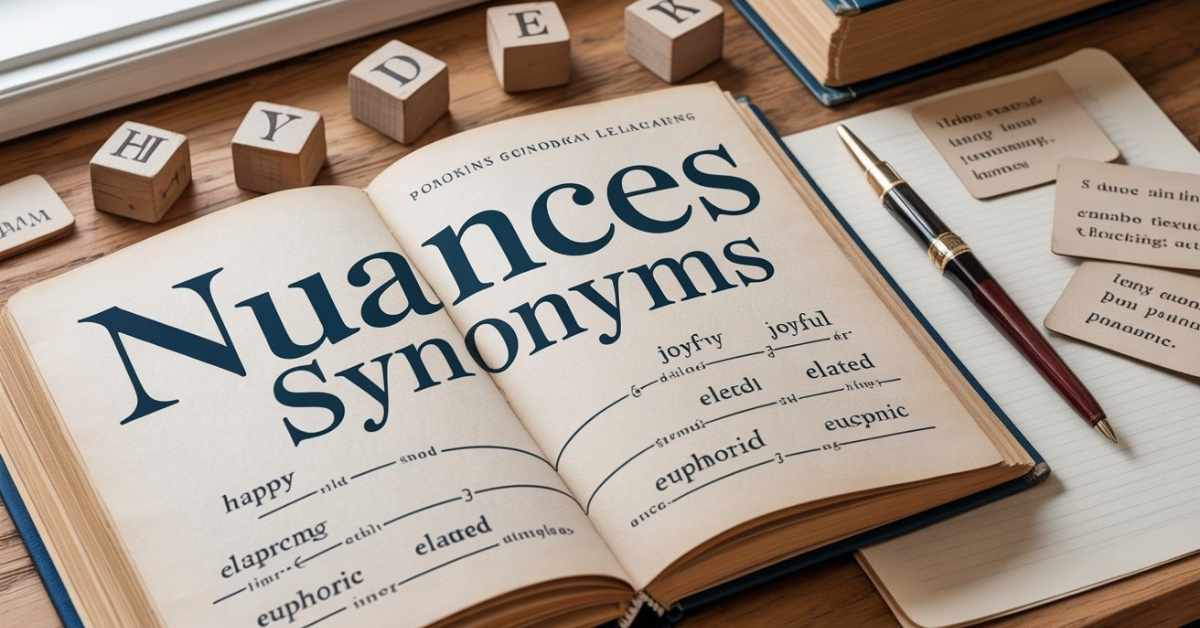 Nuances Synonyms