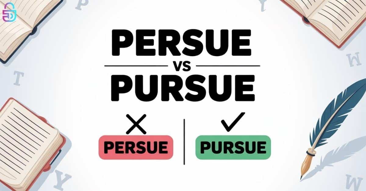 Persue vs Pursue