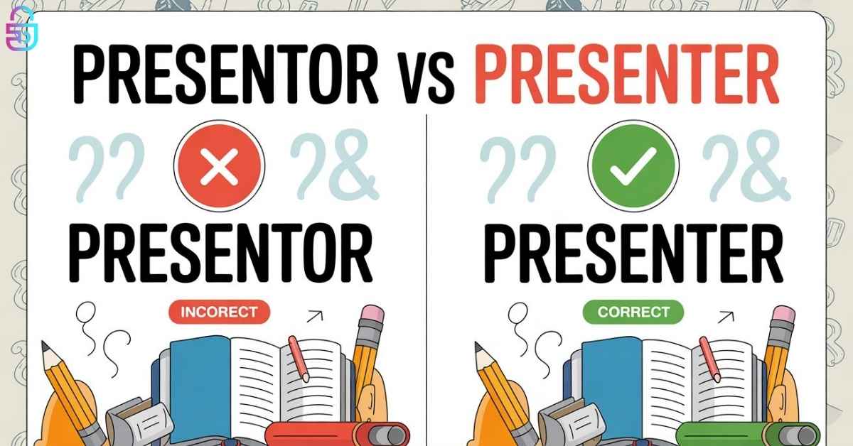 Presentor vs Presenter