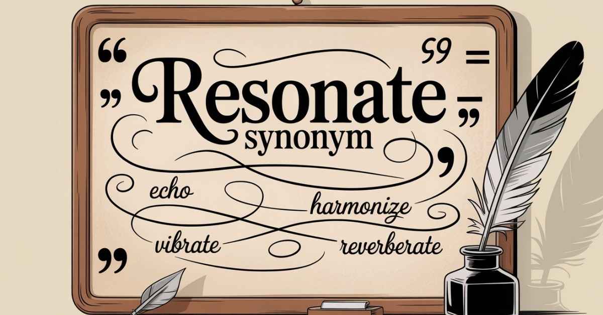 Resonate Synonym
