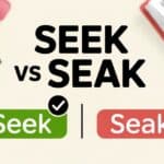 Seek vs Seak