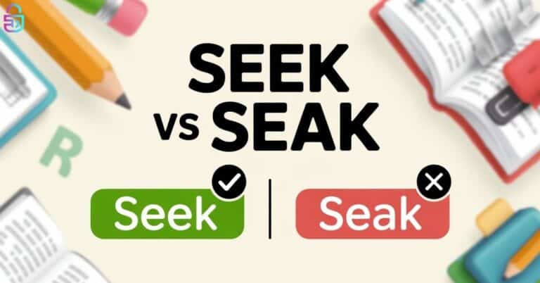 Seek vs Seak