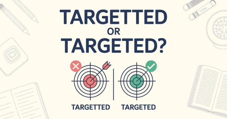 Targetted or Targeted?
