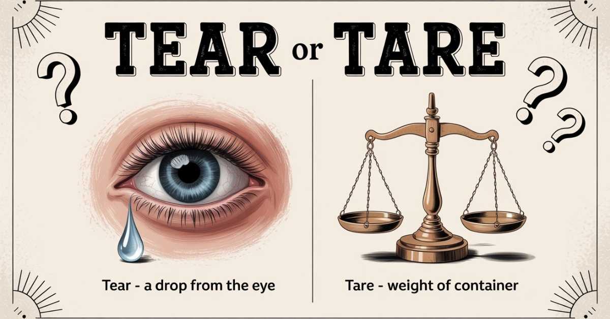 Tear or Tare