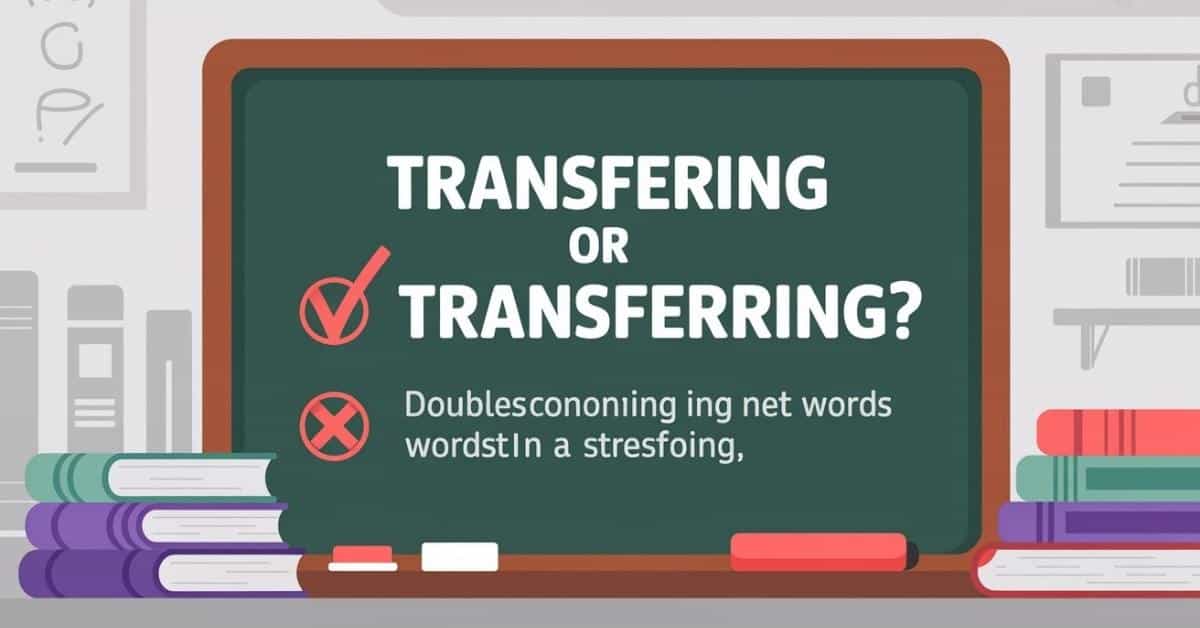 Transfering or Transferring?