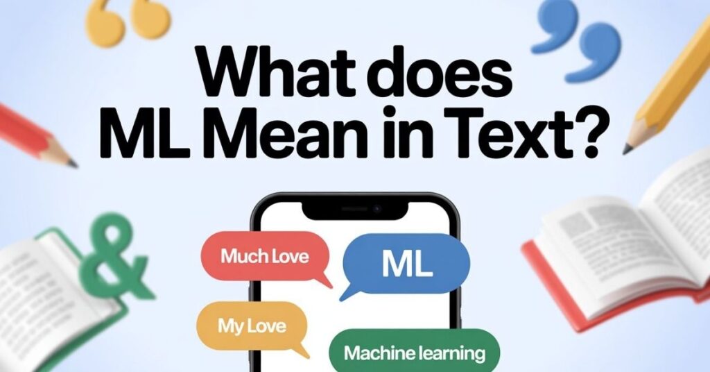 What Does ML Mean in Text?