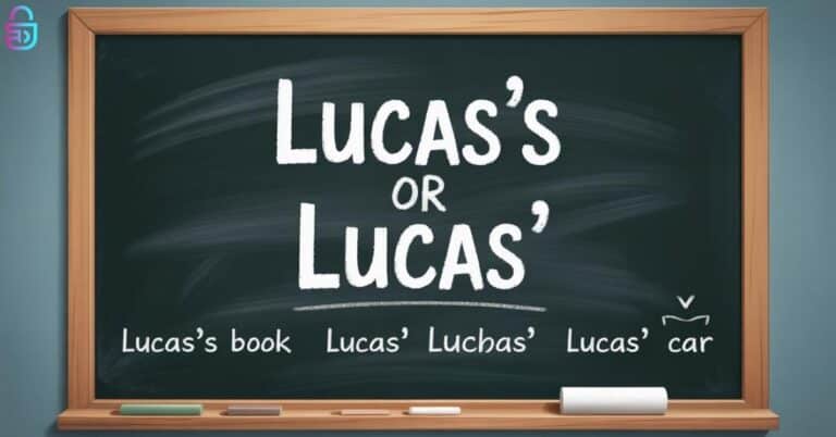 Lucas's or Lucas'