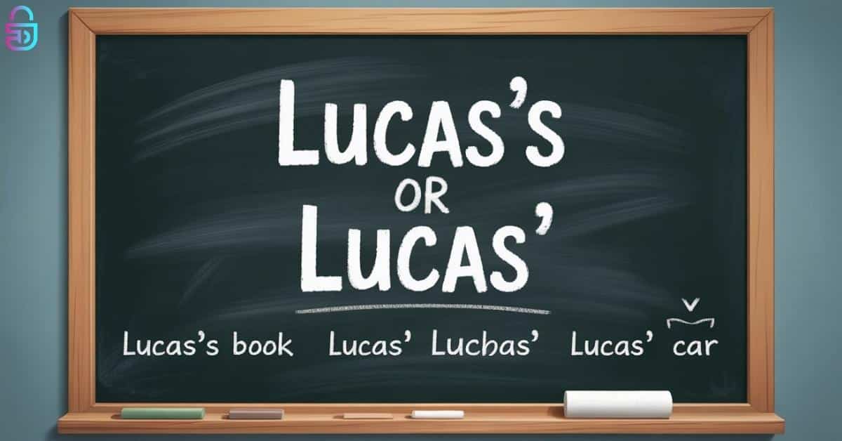 Lucas's or Lucas'
