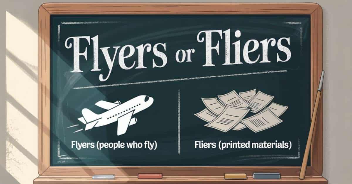 Flyers or Fliers