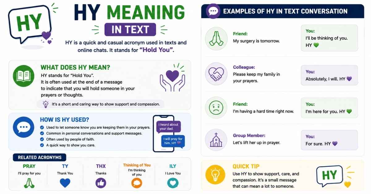 HY Meaning in Text