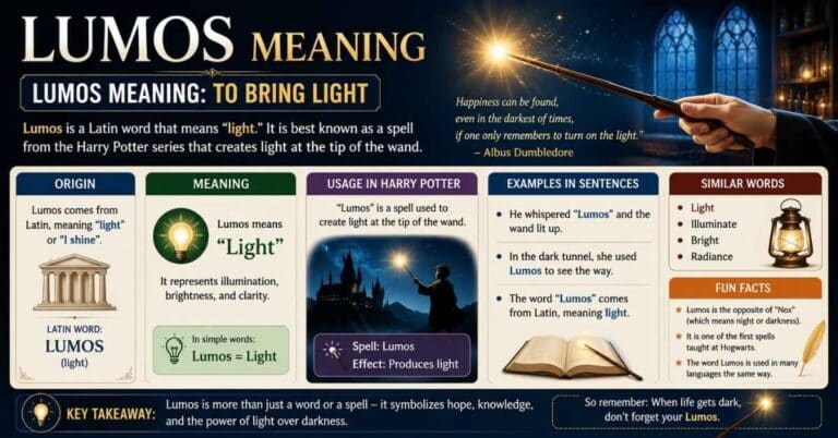 Lumos Meaning