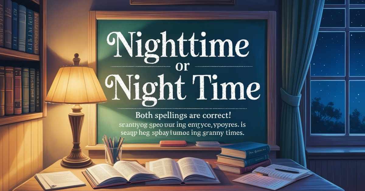 Nighttime or Night Time