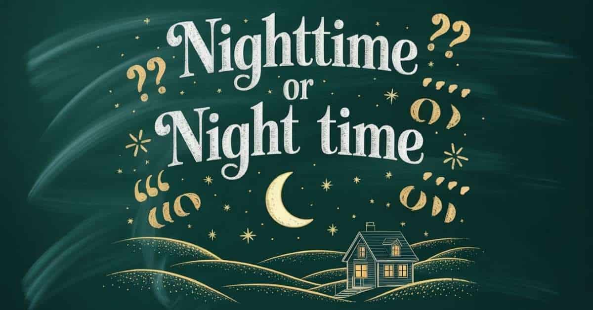 Nighttime or Night Time