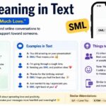 SML Meaning in Text