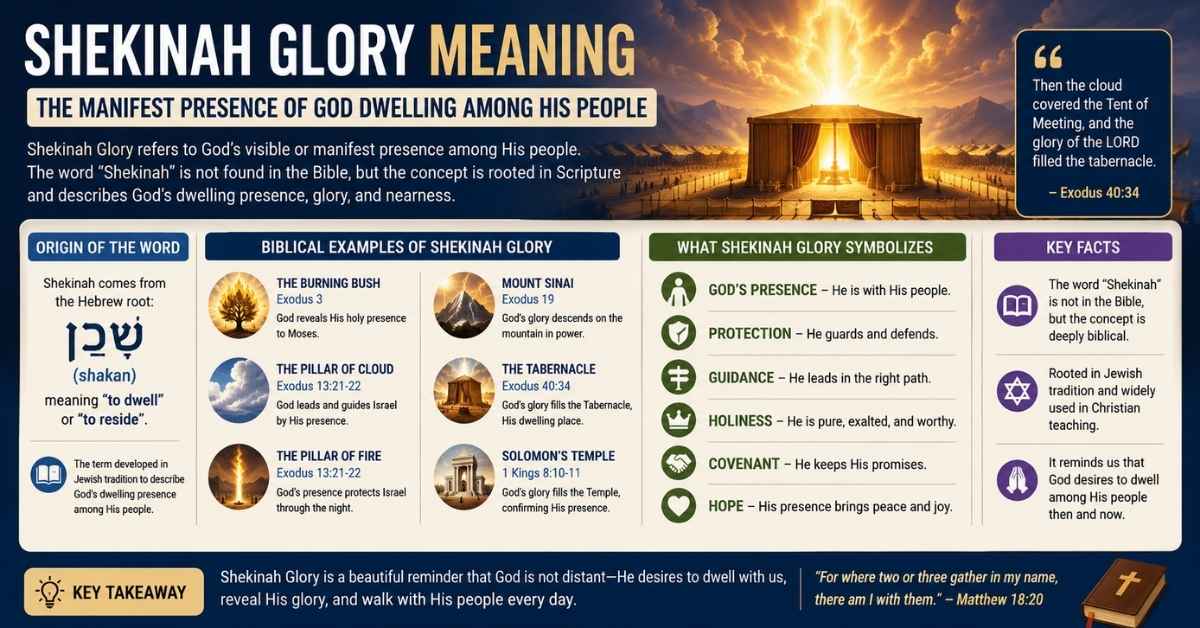 Shekinah Glory Meaning