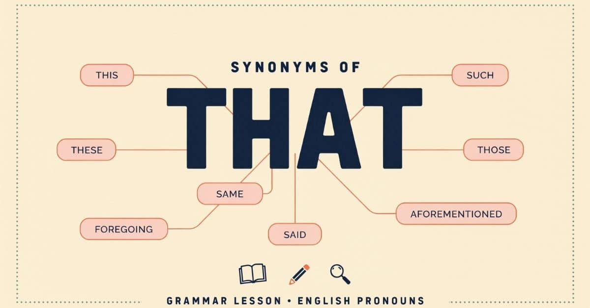 Synonyms of That