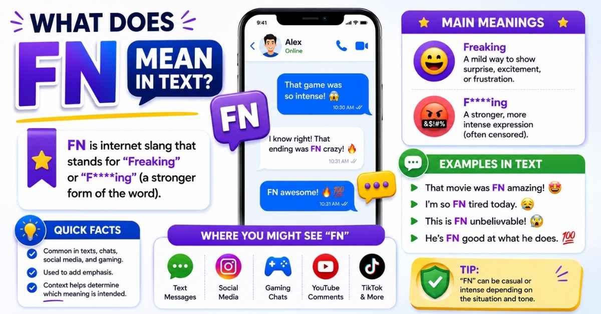 What Does FN Mean in Text