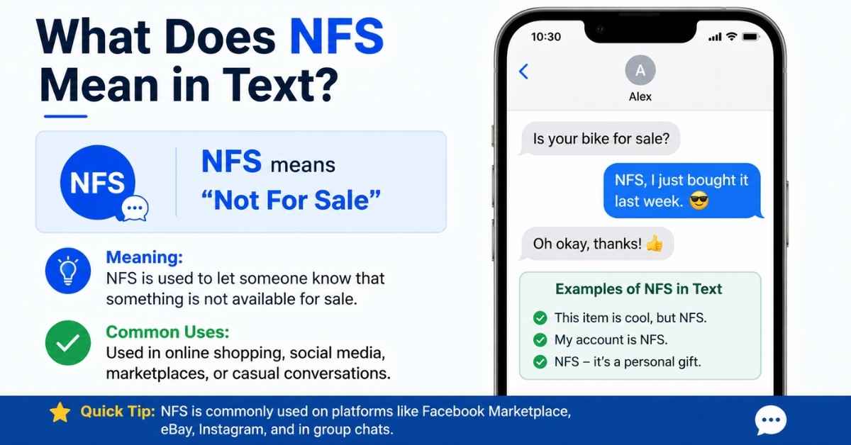 What Does NFS Mean in Text