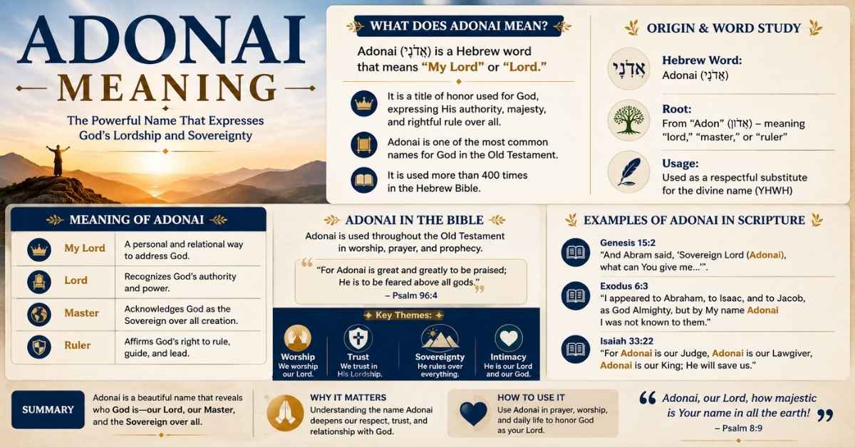 Adonai Meaning