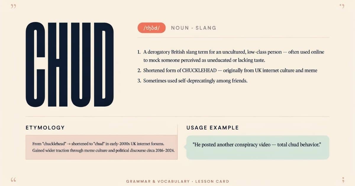Chud Meaning