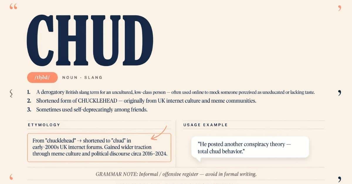 Chud Meaning