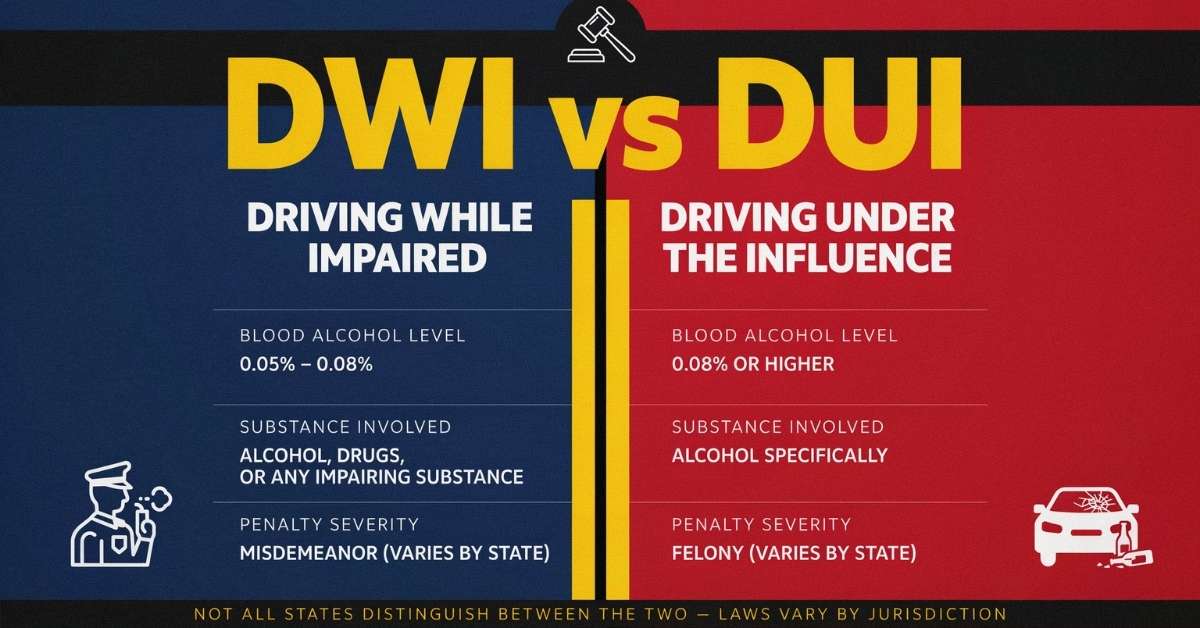 DWI vs DUI