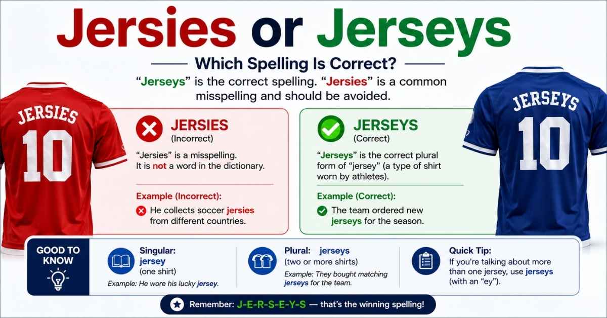 Jersies or Jerseys