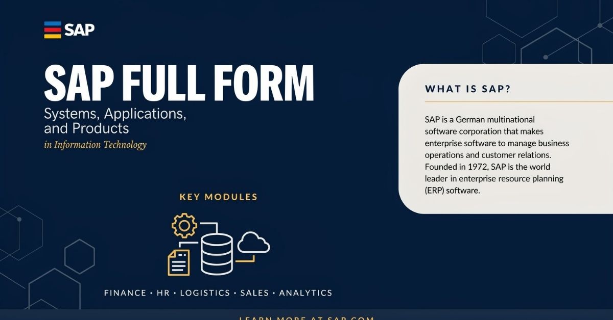 SAP Full Form