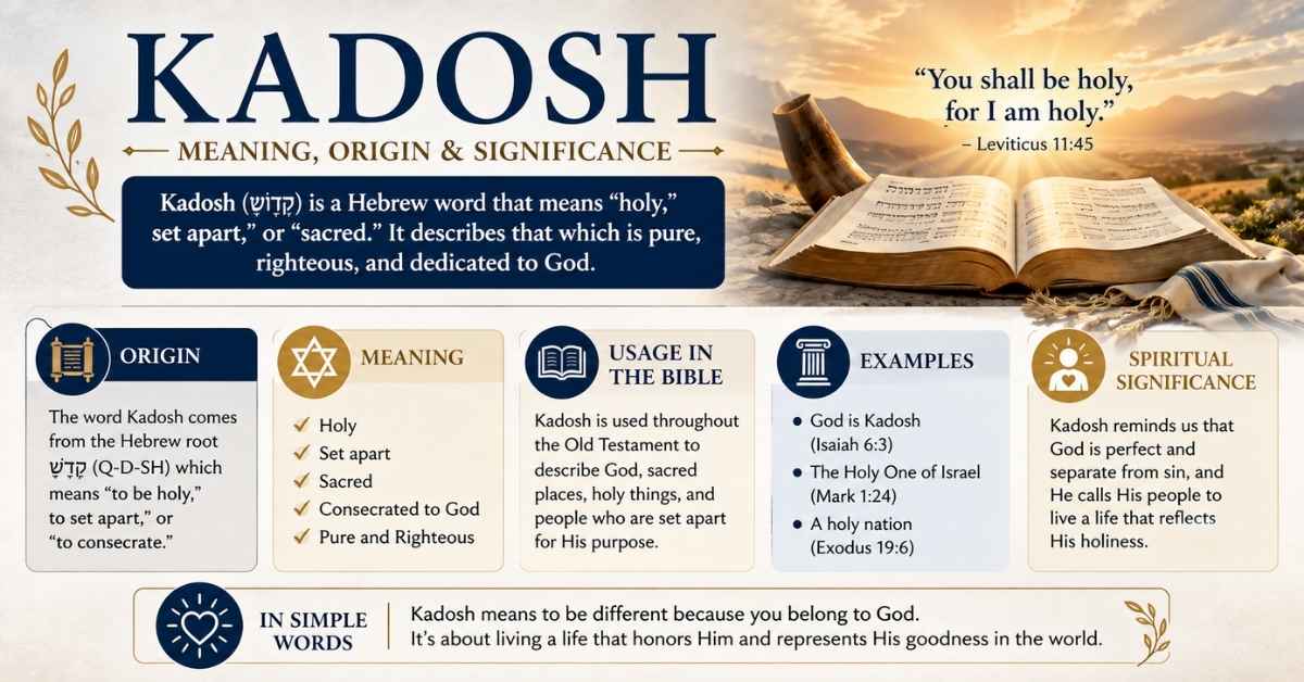 Kadosh Meaning