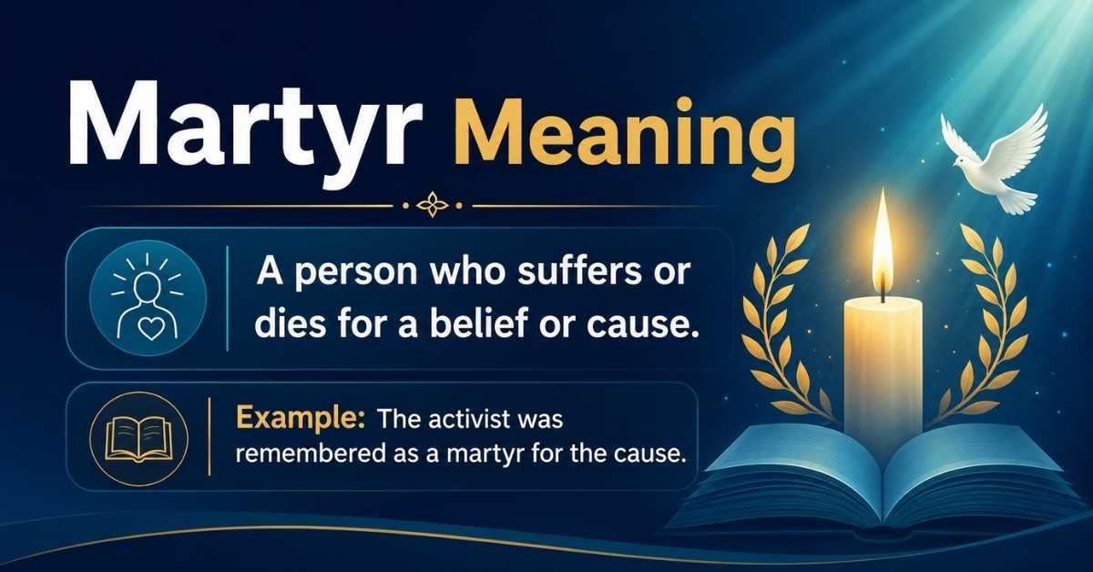 Martyr Meaning