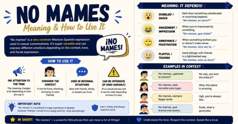 No Mames Meaning