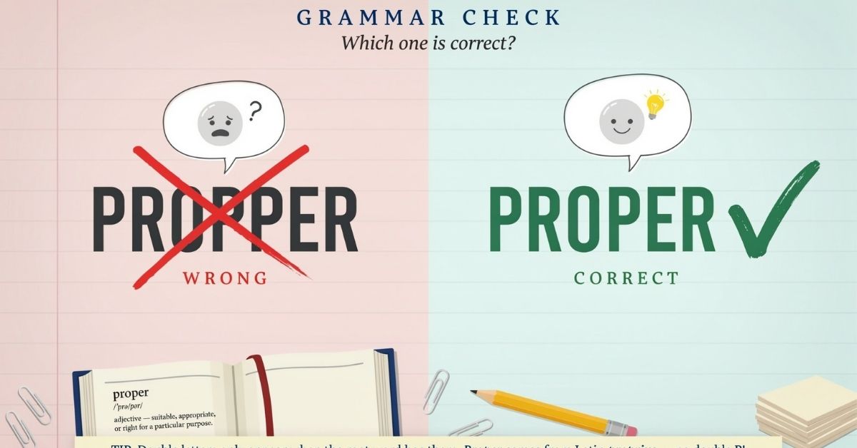 Propper or Proper