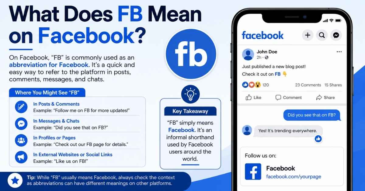 What Does FB Mean on Facebook?