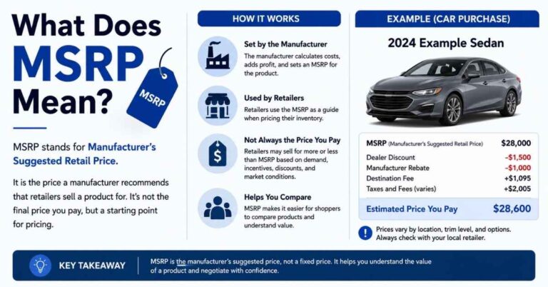 What Does MSRP Mean?
