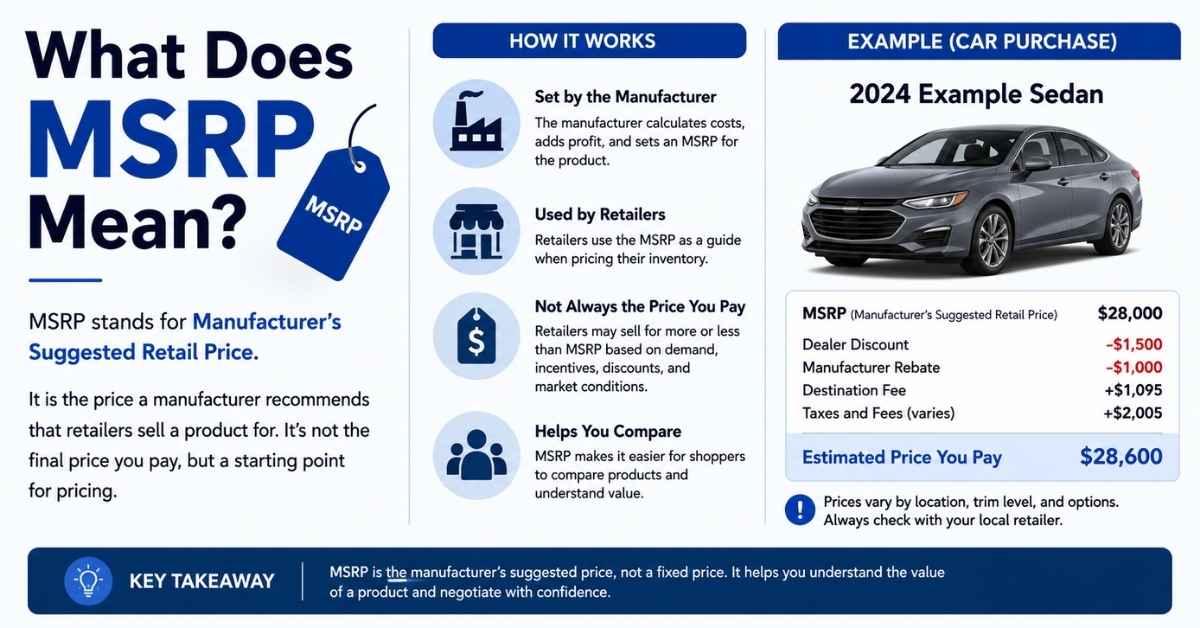 What Does MSRP Mean?