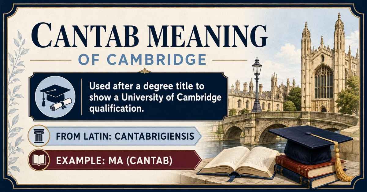 Cantab Meaning