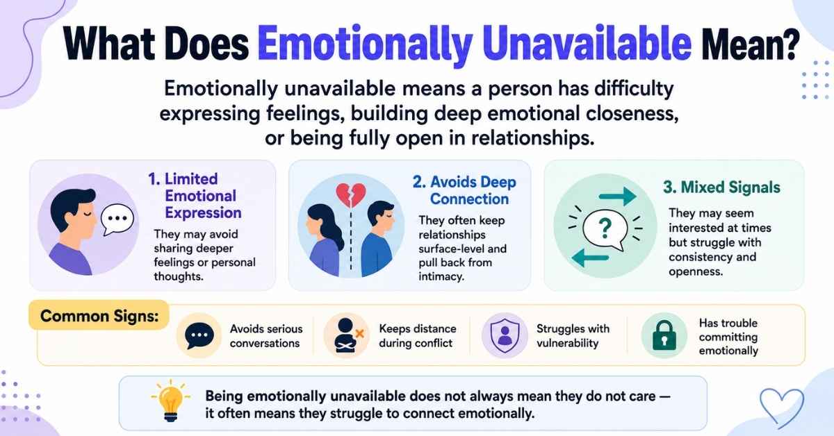 What Does Emotionally Unavailable Mean